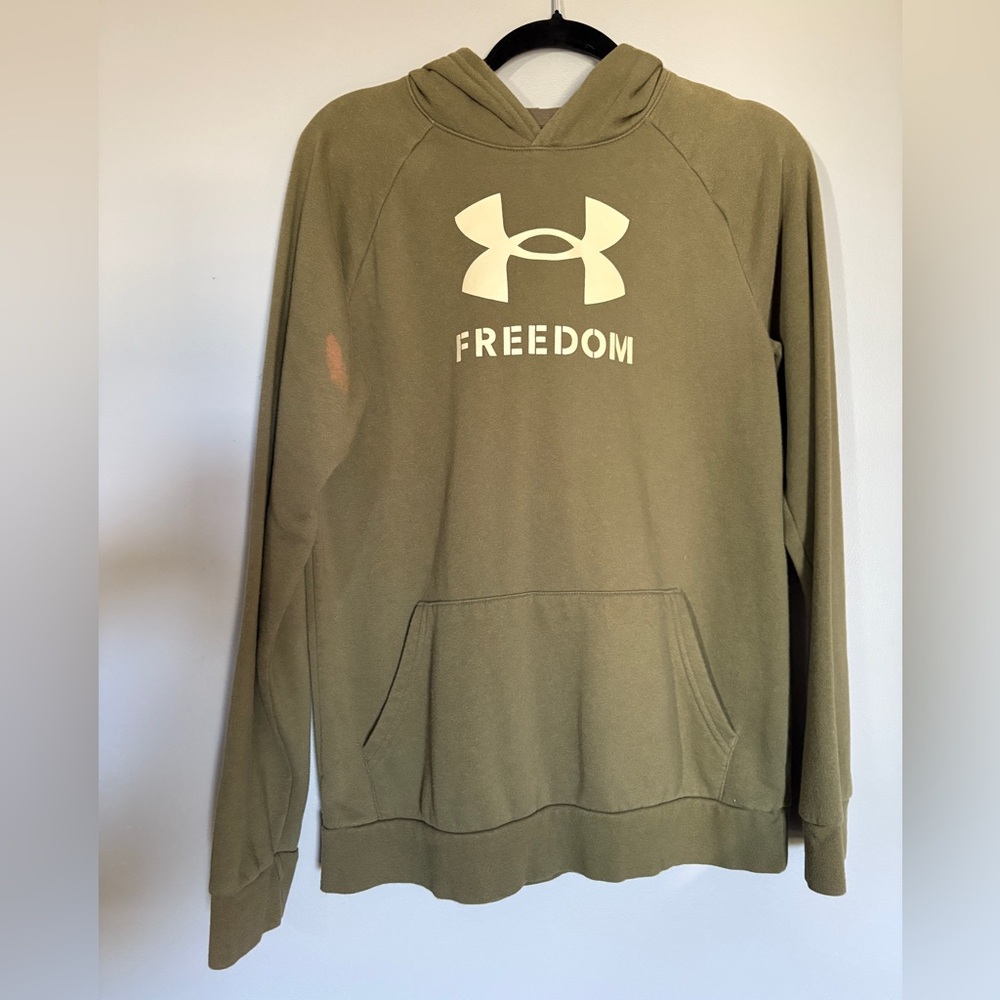 Under Armour Men's Khaki Freedom Hoodie